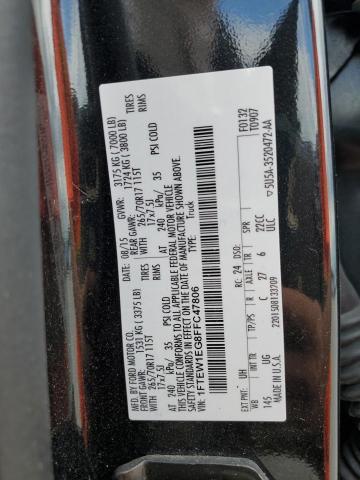 Photo 10 from auction – 2015 FORD F150 SUPER with VIN 1FTEW1EG8FFC47806