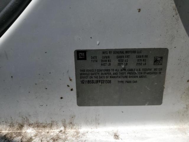 Photo 10 from auction – 2015 CHEVROLET MALIBU LS with VIN 1G11B5SL0FF221308