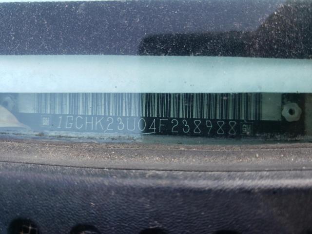 Zdjęcie 10 z aukcji – 2004 CHEVROLET SILVERADO z VIN 1GCHK23U04F238988