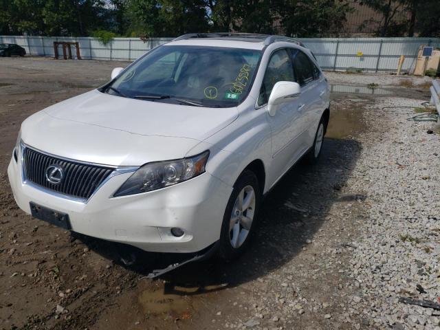 Photo 2 from auction – 2010 LEXUS RX 350 with VIN 2T2BK1BAXAC054567