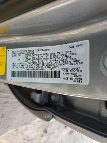 Photo 10 from auction – 2002 LEXUS RX 300 with VIN JTJHF10U820239029
