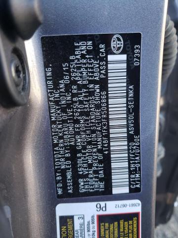 Photo 10 from auction – 2015 TOYOTA CAMRY LE with VIN 4T4BF1FK3FR506866