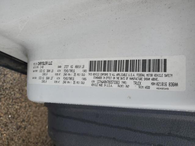 Photo 10 from auction – 2008 DODGE DAKOTA QUA with VIN 1D7HW48N78S573363