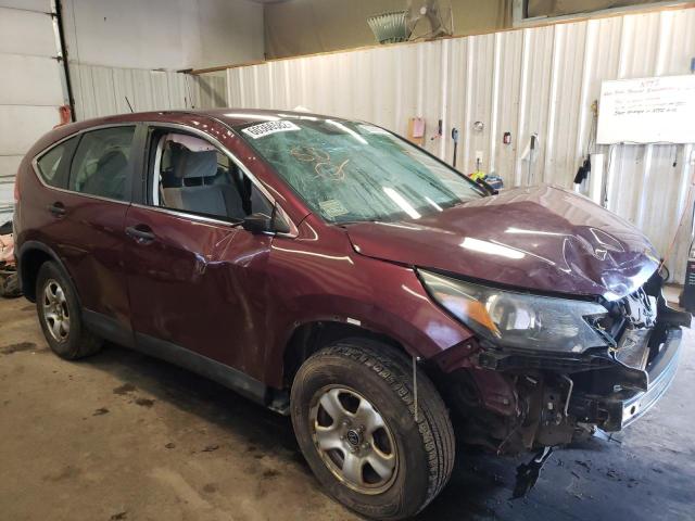 HONDA CR-V LX 2012 with VIN 5J6RM4H37CL056290 - Photo from auction