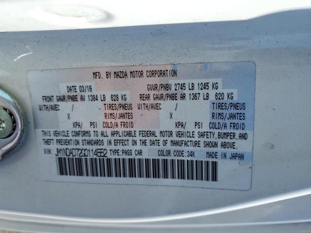 Photo 10 from auction – 2016 MAZDA MX-5 MIATA with VIN JM1NDAD72G0114552