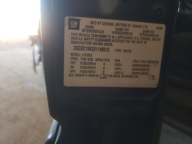 Photo 10 from auction – 2003 CHEVROLET SILVRDO LS with VIN 2GCEC19V231148516