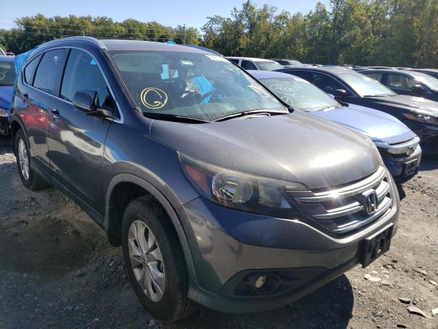 HONDA CR-V EXL 2014 with VIN 2HKRM4H76EH688892 - Photo from auction