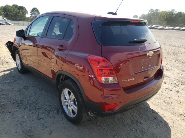 Photo 3 from auction – 2021 CHEVROLET TRAX LS with VIN KL7CJNSB2MB316125