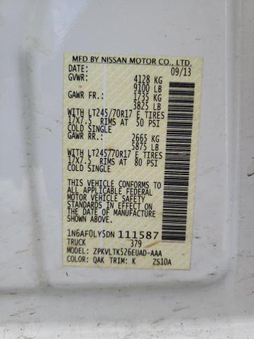 Photo 10 from auction – 2013 NISSAN NV 2500 with VIN 1N6AF0LY5DN111587