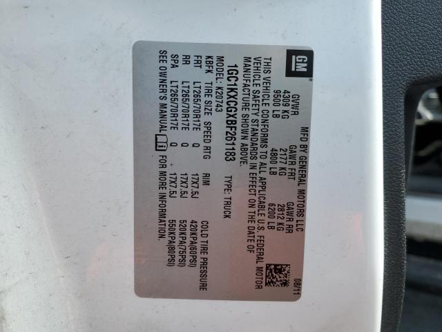 Photo 10 from auction – 2011 CHEVROLET SILVERADO with VIN 1GC1KXCGXBF261183