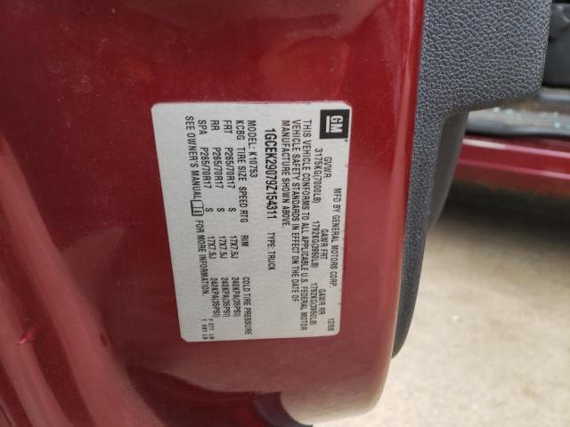 Photo 10 from auction – 2009 CHEVROLET SILVERADO with VIN 1GCEK29079Z154311