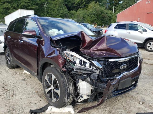 KIA SORENTO EX 2016 with VIN 5XYPHDA53GG120906 - Photo from auction