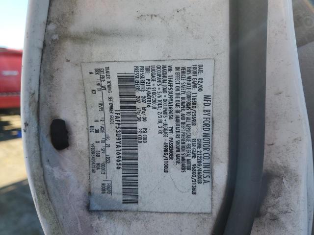 Photo 10 from auction – 2000 FORD TAURUS SE with VIN 1FAFP53U9YA169656