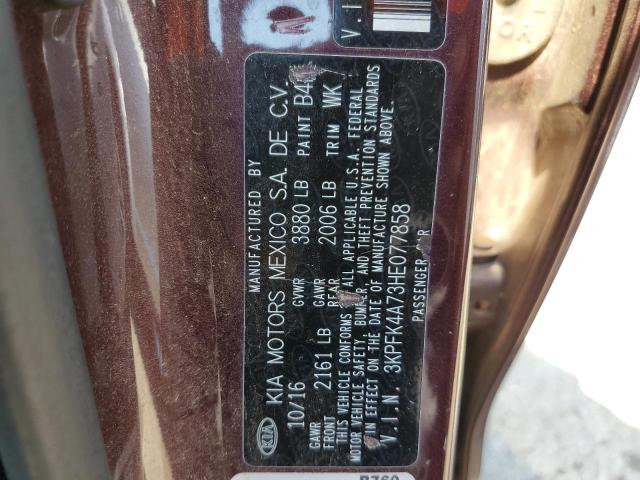 Photo 10 from auction – 2017 KIA FORTE LX with VIN 3KPFK4A73HE077858