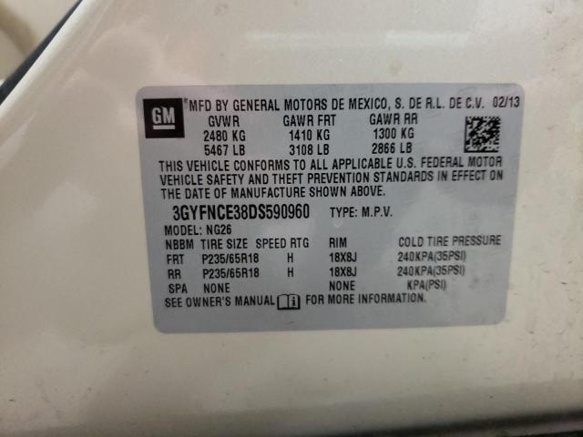 Photo 10 from auction – 2013 CADILLAC SRX LUXURY with VIN 3GYFNCE38DS590960