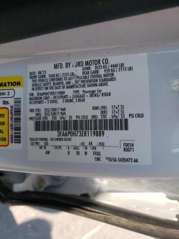 صورة رقم 10 من المزاد - 2014 FORD FUSION SE مع VIN 3FA6P0H73ER119889