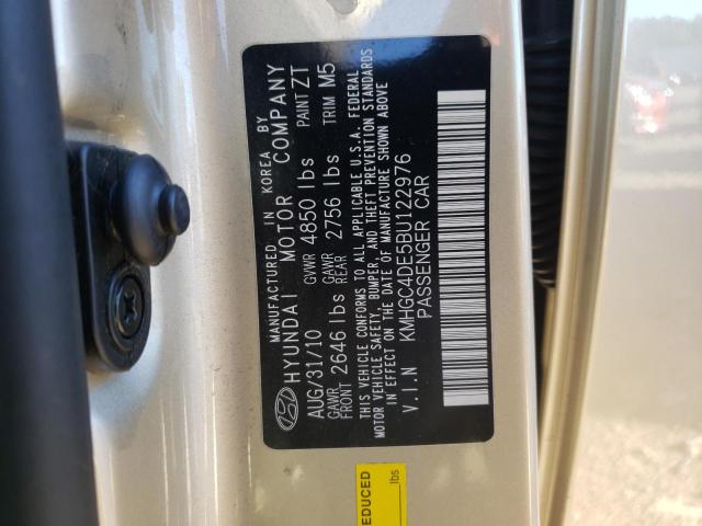 Photo 10 from auction – 2011 HYUNDAI GENESIS 3. with VIN KMHGC4DE5BU122976