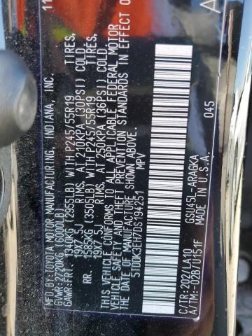 Photo 10 from auction – 2013 TOYOTA HIGHLANDER with VIN 5TDDK3EH7DS194251