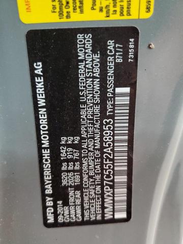 Photo 10 from auction – 2015 MINI COOPER S with VIN WMWXP7C55F2A58953
