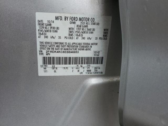 Photo 10 from auction – 2014 FORD EDGE LIMIT with VIN 2FMDK4KC8EBB46853