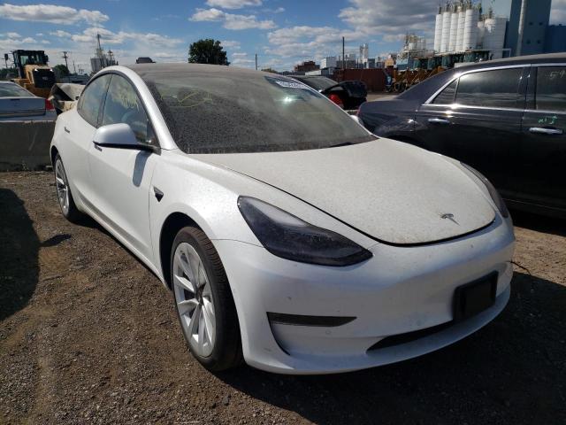 TESLA MODEL 3 2022 with VIN 5YJ3E1EB8NF144158 - Photo from auction