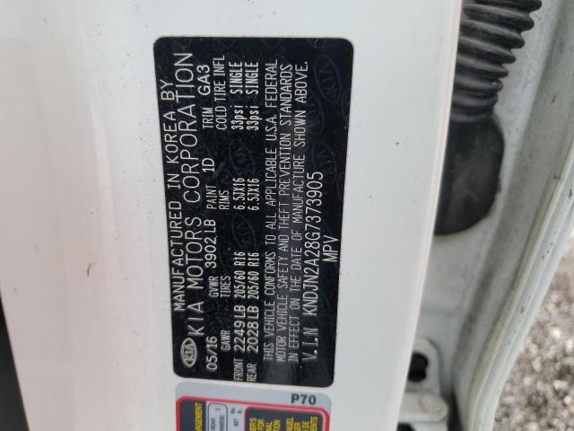 Photo 10 from auction – 2016 KIA SOUL with VIN KNDJN2A28G7373905
