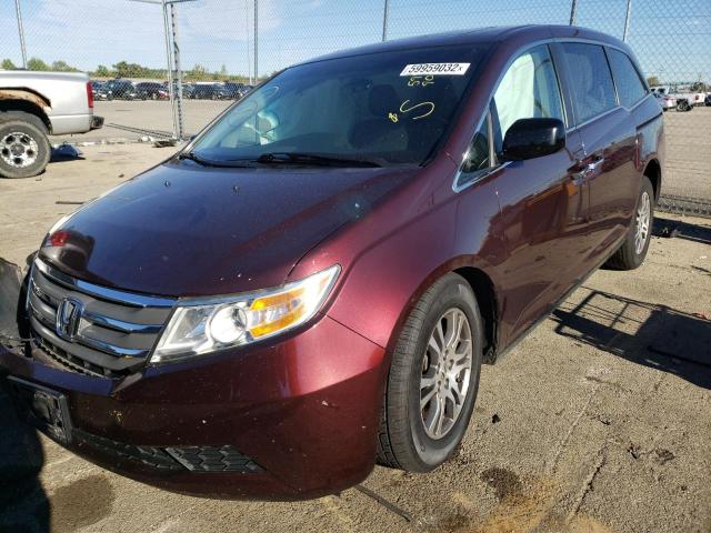 Photo 2 from auction – 2012 HONDA ODYSSEY EX with VIN 5FNRL5H66CB020750