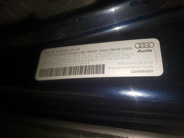 Photo 10 from auction – 2008 AUDI A8 L QUATT with VIN WAUMV94E08N015526
