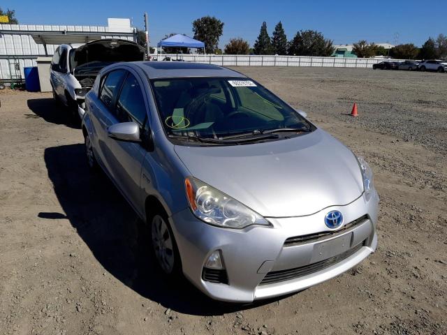 TOYOTA PRIUS C 2012 with VIN JTDKDTB35C1001925 - Photo from auction