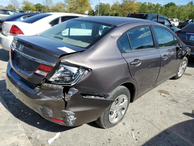 Photo 4 from auction – 2014 HONDA CIVIC LX with VIN 19XFB2F52EE221035