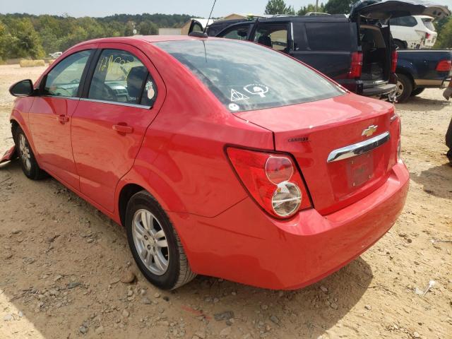 Photo 3 from auction – 2016 CHEVROLET SONIC LT with VIN 1G1JC5SHXG4134540