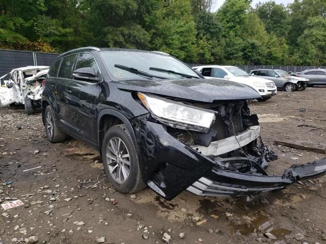TOYOTA HIGHLANDER 2017 with VIN 5TDJZRFH4HS410532 - Photo from auction