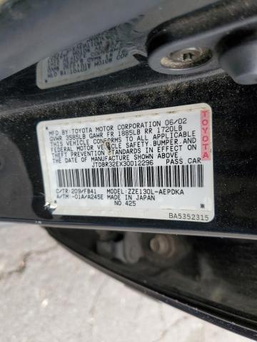 Photo 10 from auction – 2003 TOYOTA COROLLA CE with VIN JTDBR32EX30012296