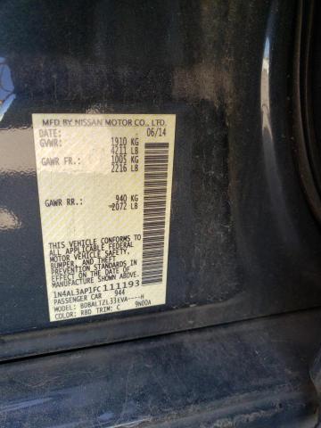 Photo 10 from auction – 2015 NISSAN ALTIMA SL with VIN 1N4AL3AP1FC111193