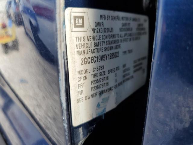 Photo 10 from auction – 2000 CHEVROLET SILVERADO with VIN 2GCEC19V5Y1285022
