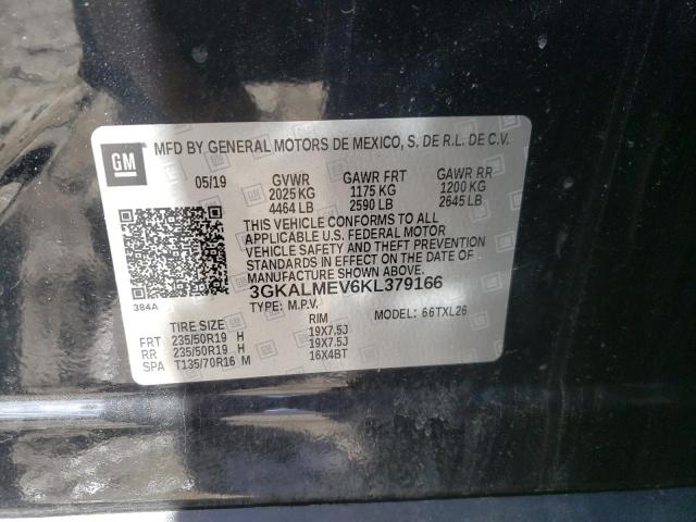 Photo 10 from auction – 2019 GMC TERRAIN SL with VIN 3GKALMEV6KL379166