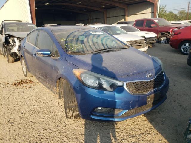 KIA FORTE EX 2014 with VIN KNAFX4A83E5161564 - Photo from auction
