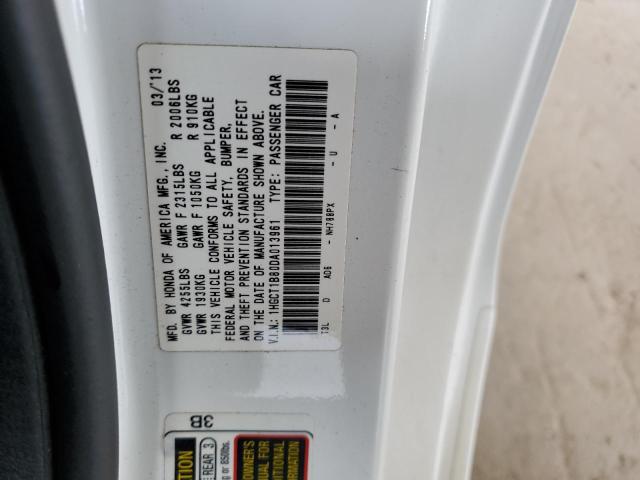 Photo 10 from auction – 2013 HONDA ACCORD EXL with VIN 1HGCT1B80DA013961