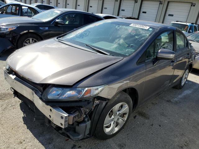 Photo 2 from auction – 2014 HONDA CIVIC LX with VIN 19XFB2F52EE221035