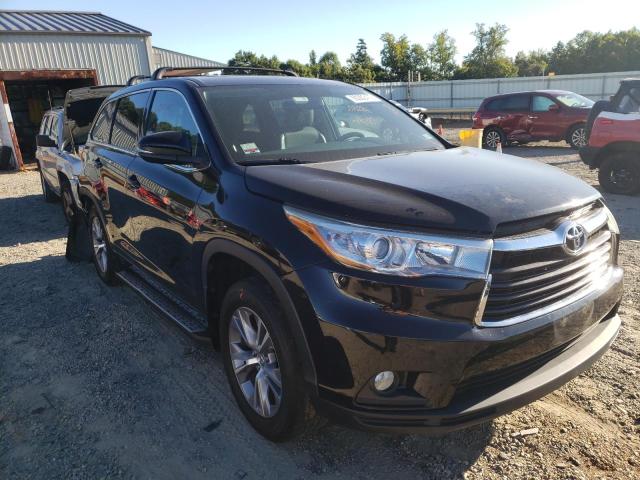 TOYOTA HIGHLANDER 2015 with VIN 5TDBKRFHXFS219350 - Photo from auction