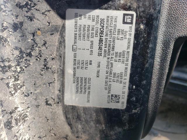 Photo 10 from auction – 2011 CHEVROLET SILVERADO with VIN 3GCPCREA4BG348135