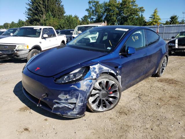Photo 2 from auction – 2022 TESLA MODEL Y with VIN 7SAYGDEFXNF464881