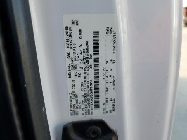 صورة رقم 10 من المزاد - 2016 FORD F150 SUPER مع VIN 1FTEX1CF2GKF95035