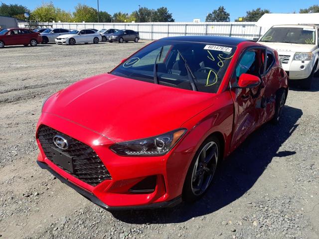 Photo 2 from auction – 2020 HYUNDAI VELOSTER T with VIN KMHTH6AB0LU021237