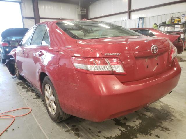 Photo 3 from auction – 2011 TOYOTA CAMRY BASE with VIN 4T1BF3EK6BU646654