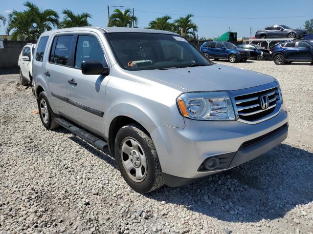 HONDA PILOT LX 2012 with VIN 5FNYF3H21CB035404 - Photo from auction