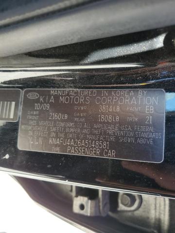 Photo 10 from auction – 2010 KIA FORTE EX with VIN KNAFU4A26A5148581