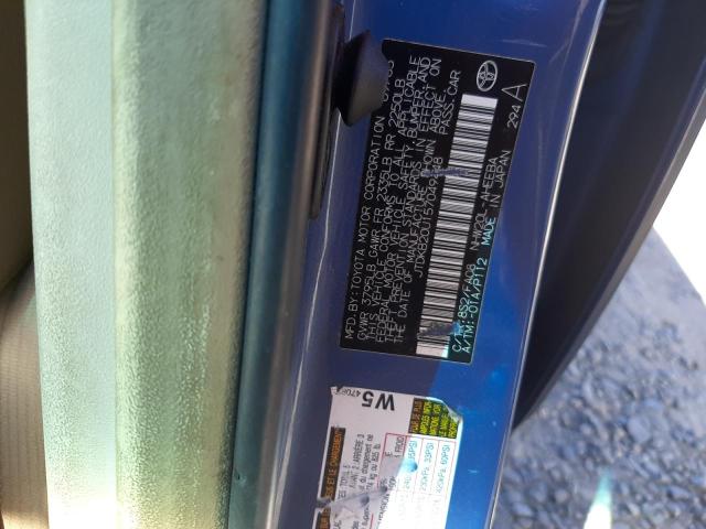Photo 10 from auction – 2005 TOYOTA PRIUS with VIN JTDKB20U157049448