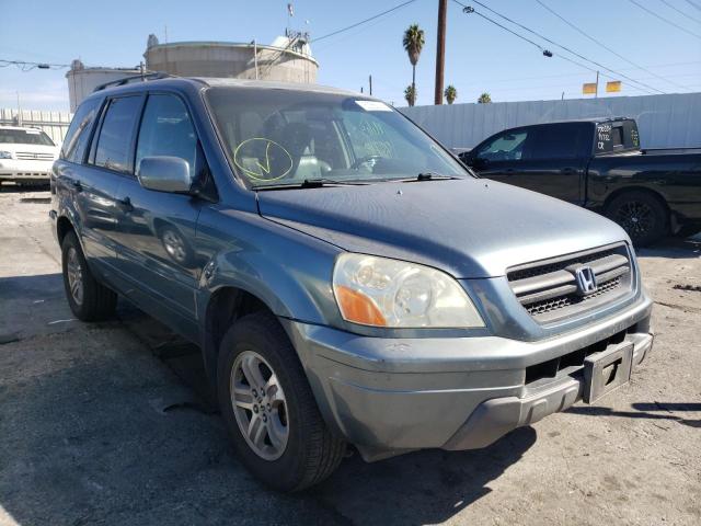 HONDA PILOT EXL 2005 with VIN 2HKYF18575H527261 - Photo from auction