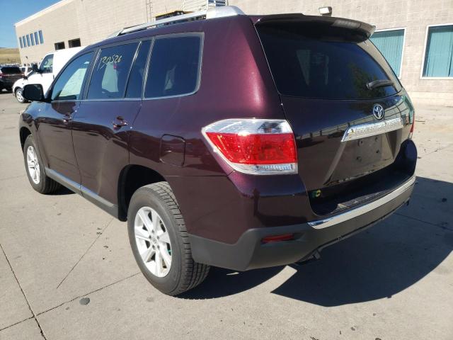 Photo 3 from auction – 2013 TOYOTA HIGHLANDER with VIN 5TDZK3EH1DS092756